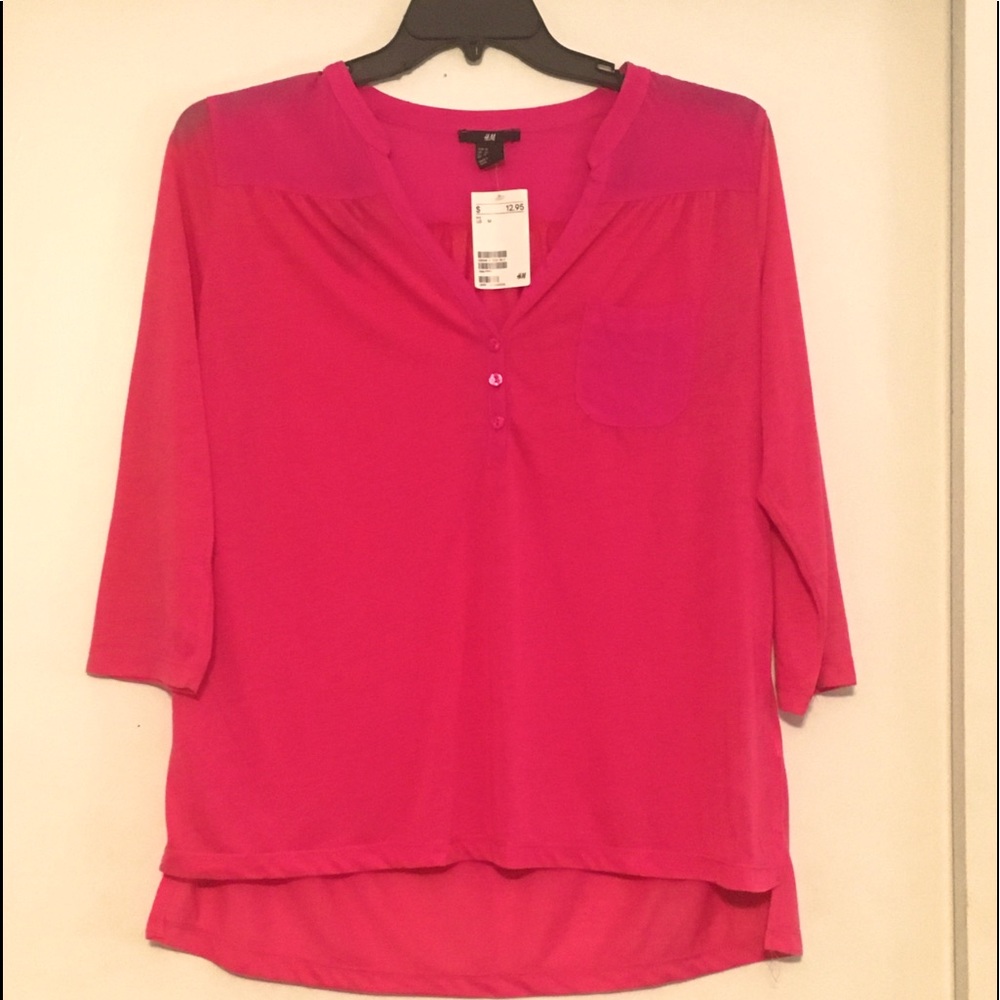 Pink Mid-Length Top